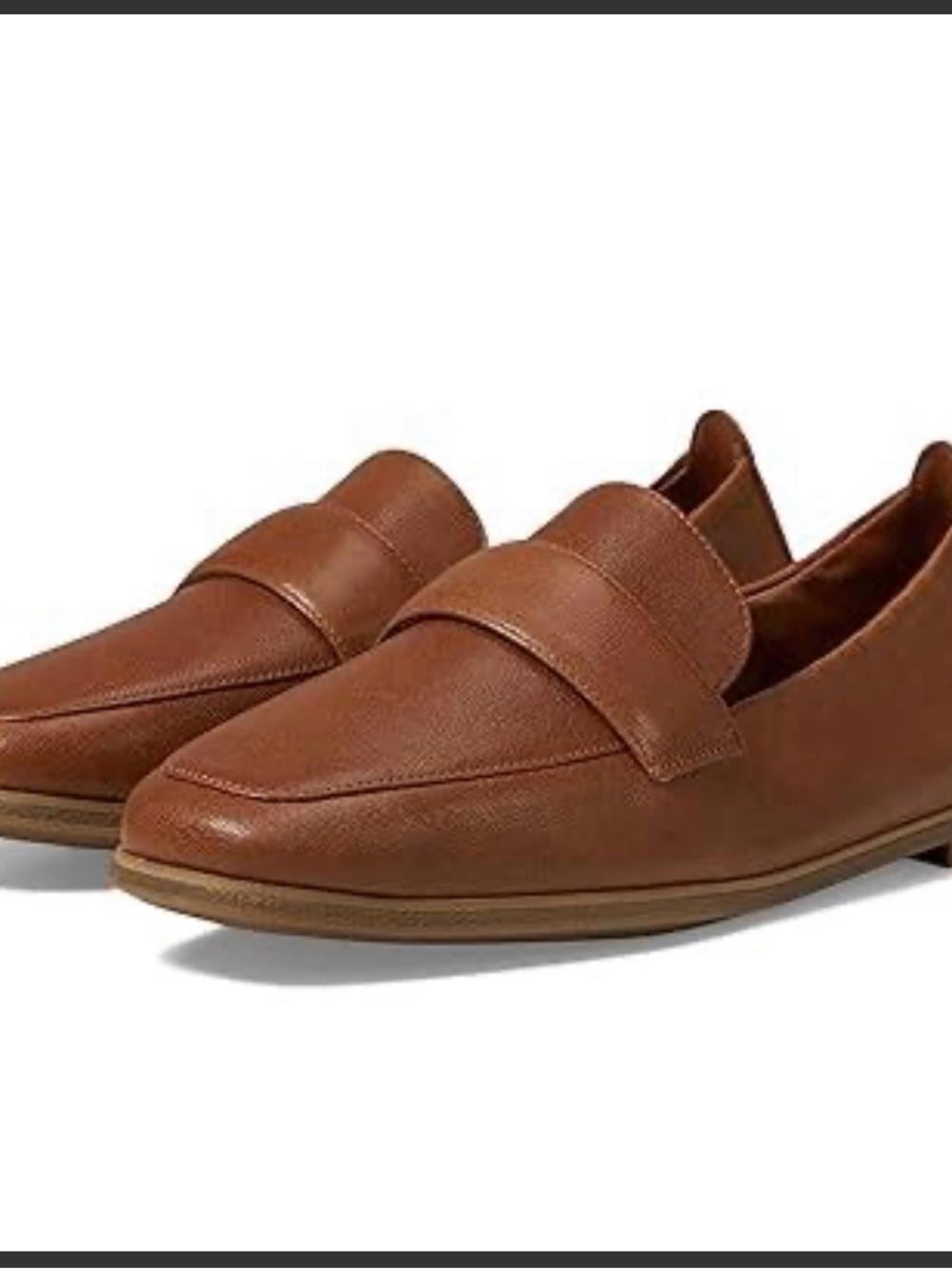 Cole Haan Trinnie Women's Slip-On Loafer in Cognac Brown Leather